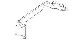 Bracket ECU engine computer left BMW X7 G07 19-20 N63