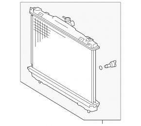 Water Cooling Radiator for Toyota Avalon 13-18 2.5 Hybrid