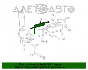 Positive terminal of battery Mercedes W211