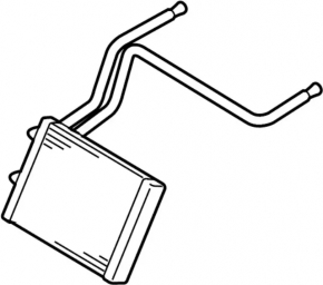 Heater radiator for Infiniti FX35 FX45 03-08