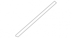 Hood seal right BMW X5 F15 14-18