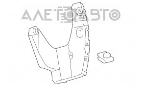 Right rear bumper liner for Toyota Highlander 14-19