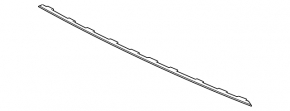 VW Tiguan 18-21 front bumper lower grille molding, upper, chrome, R-Line