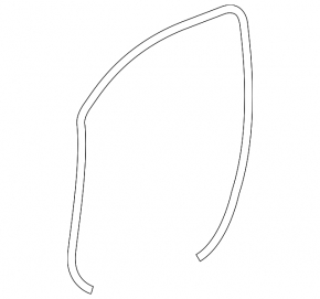 Door seal front left Lexus RX350 RX450h 10-15