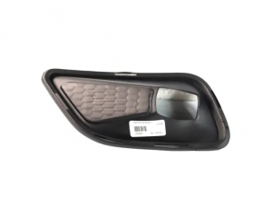 Right fog light frame Jeep Cherokee KL 19-21 structure with chrome frame, sand