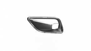 Right fog light frame Jeep Cherokee KL 19-21 structure with chrome frame, sand