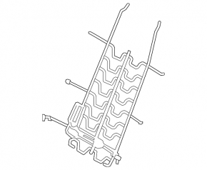 Driver's seat lumbar support with motor for Toyota Camry v70 18-24