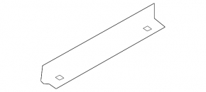 Trunk floor front part Nissan Murano 09-14 beige, for dry cleaning