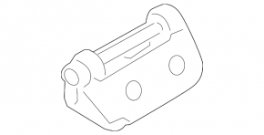 Left tailgate hinge Ford Fiesta 14-19 5d