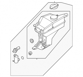 Kia EV6 22-24 Windshield Washer Reservoir Assembly