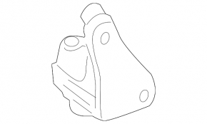 Upper front left door hinge for Mercedes W221