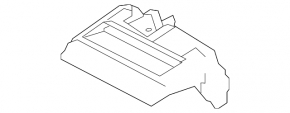 Battery mount bracket Ford Edge 15-