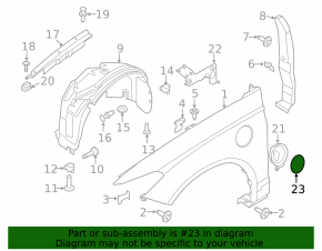Charging port cover Ford Fusion mk5 13-20 plug-in