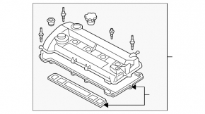 Valve cover 2.3 Mazda3 03-08