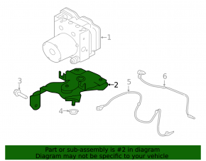 ABS Bracket for Land Rover Range Rover Velar 18-23