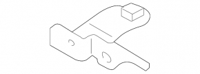 Lower right intercooler bracket for Mazda CX-5 19-25 2.5T