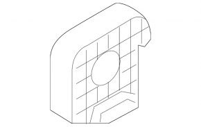 Radiator bracket lower left BMW X3 G01 18-