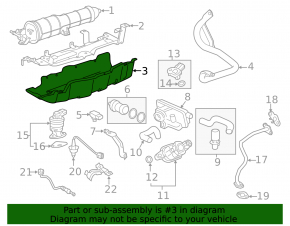 Rear left protection Honda HR-V 16-22
