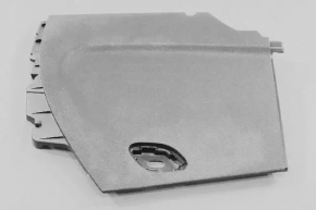 Right rear side center console trim for Dodge Durango 2011-2013, beige, scratched