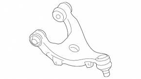 Upper rear right arm Subaru Outback 20- with ball joint