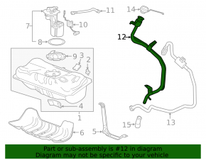 Chevrolet Volt 16- Fuel Filler Neck
