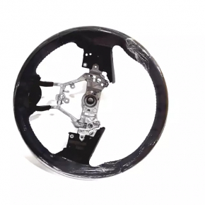 Steering wheel bare Subaru Outback 15-17 leather black, with pads, wiped