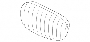 Radiator grill left BMW 7 F01 11-15 Without m package, 2011-12. without night vision, Without m package, 750 models, without night vision, Without m package, 760, 740 models, without night v