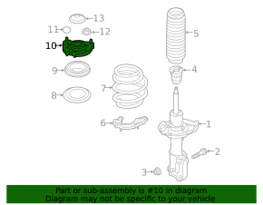 Front shock absorber support left Hyundai Elantra AD 17-20