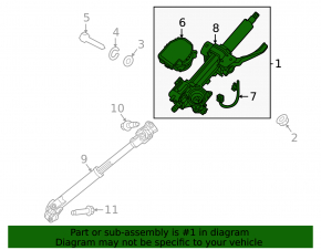 Steering column Kia Sorento 21-24 HEV, PHEV electric