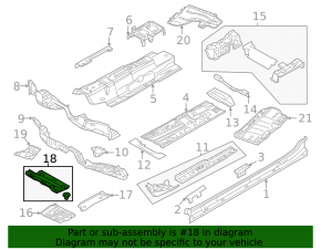 Left underbody protection for VW Taos 22-25