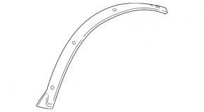 Rear right fender arch trim Lexus GS300 GS350 GS430 GS450h 06-11