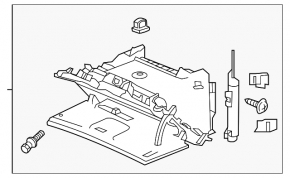 Honda CRZ 11-12 glove compartment
