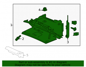 Honda CRZ 11-12 glove compartment