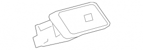Parking button Toyota Prius V 12-17