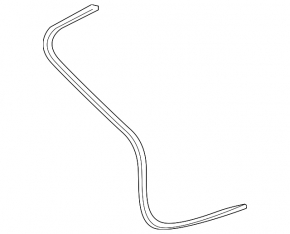 Rubber seal for the tailgate of Chevrolet Equinox EV 24-26