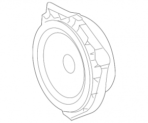 Speaker door front left Lexus NX200t NX300 NX300h 15-21 3Ohm