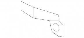 Rear bumper reinforcement bracket, left upper, Hyundai Sonata 18-19