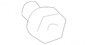 Wheel nut d21 M12x1.5 Toyota Sienna 04-10 type 2
