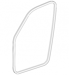 Door seal front left Mercedes GLS-class X166 13-19