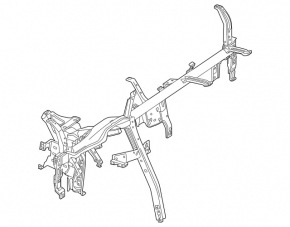 Reinforced under-torpedo pipe for Mercedes H247 GLA 20-26