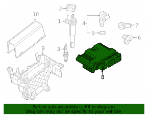 ECU block engine computer Mini Cooper Countryman R60 10-16 1.6