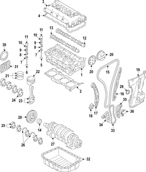 Camshaft gear intake Hyundai Sonata 13-15 hybrid 2.4 G4KK