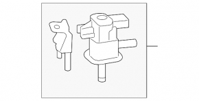 Toyota Rav4 06-12 Vacuum System Valve