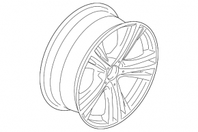Wheel disk R19 x 8J BMW 4 F32/33/36 14-20 407 style