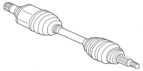 Front left half-shaft drive for Mitsubishi Outlander 2013 3.0