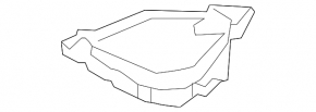 Tank guard rear left Subaru Forester 17-18 SJ