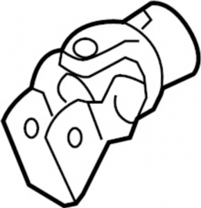 Upper steering cardan joint Nissan Murano 2003-2007