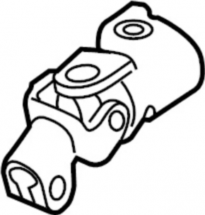Upper steering cardan joint Nissan Murano 2003-2007