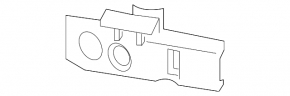 Right front bumper bracket for BMW X1 F48 20-22