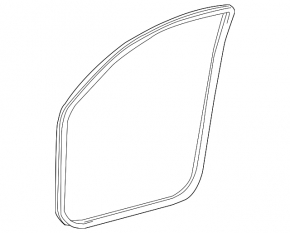 Front right door seal for Lexus GX470 03-09, gray